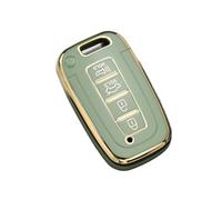 QALIYDFD Botones Carcasa Llave Compatible con Kia para Forte para Sportage para K2 K5 para Forte para Rio 1 Uds 3/4 Botones Funda De Llave De Control Remoto para Coche Cubierta Llavero Fob(2,4button)