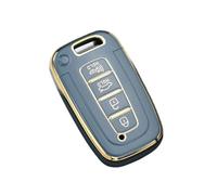 QALIYDFD Botones Carcasa Llave Compatible con Kia para Forte para Sportage para K2 K5 para Forte para Rio 1 Uds 3/4 Botones Funda De Llave De Control Remoto para Coche Cubierta Llavero Fob(3,4button)