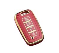 QALIYDFD Botones Carcasa Llave Compatible con Kia para Forte para Sportage para K2 K5 para Forte para Rio 1 Uds 3/4 Botones Funda De Llave De Control Remoto para Coche Cubierta Llavero Fob(4,4button)
