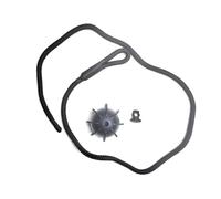 QALIYDFD Trasera Tapa Maletero Cuerda Compatible con VW para Golf MK5 MK6 OEM:1K6863447A Bandeja para Portón Trasero Cordón Cubierta Lona Correa Maletero