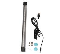 Qalvona Barras de Luz Negra LED, Tira de Luz Negra USB de 24 LEDs, 380-400nm, Compacta y Portátil - Iluminación Fluorescente Brillante, Control por Botón, Ideal para Fiestas y Decoraci