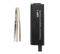 Qalvona Controlador de Volumen para Auriculares XLR a 3,5mm, Amplificador Portátil, Conversor de Audio para Actuación en Escenarios - Diseño Compacto, Compatibilidad Universal, Uso en
