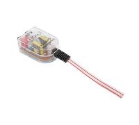 Qalvona Convertidor de Impedancia Universal para Coche, Adaptador Transparente para Audio, Alta a Baja Impedancia - Material Resistente, Diseño Compacto, Fácil Instalación para Automóvil