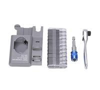Qalvona Juego de Llaves de Carraca Mini 12 Piezas, Resistente y Portátil, Acero y ABS Gris - Diseño de Doble Sentido, Mango Ergonómico, Ideal para Reparaciones de Automóviles