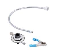 Qalvona Medidor de Ángulo de Torque 360°, Herramienta de Medición Universal 1 / 2in Drive, Comprobador de Rotación - Brazo Flexible, Fácil Cero, Uso Automotriz y Reparación