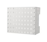 Qalvona Panel para Pared Multi Funcional, Cubierta para Tubería de Calentador de Agua, Estante Sin Perforación, Material ABS, Ligero y Resistente - Fácil Instalación Sin Daños, Bloqueo d