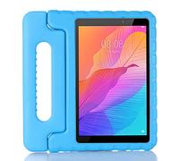 QANG Funda para Huawei MatePad T8 8.0 Pulgadas, Ligero y Super Protective Antichoque EVA Estuche Protector Diseñar Especialmente Manija Caso con Soporte para los Niños (Azul)