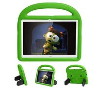 QANG Funda Protectora para Huawei MediaPad T3 10 9.6 Pulgada, Ligera, a Prueba de Golpes, con asa de Transporte y Soporte Caso para Huawei MediaPad T3 10 9.6 Pulgada (Verde)