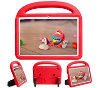 QANG Funda Protectora para Huawei MediaPad T5 10 10.1 Pulgada, Ligera, a Prueba de Golpes, con asa de Transporte y Soporte Caso para Huawei MediaPad T5 10 10.1 Pulgada (Rojo)