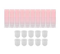 QANYEGN 10 Uds. Tubos Vacíos De Brillo De Labios De 6ml, Contenedor De Lápiz Labial Recargable, Tubos Dispensadores De Esmalte De Labios De Viaje Para Esmalte De Labios HÁGALO USTED MISMO