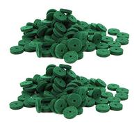QANYEGN 180 almohadillas de fieltro para piano, junta de teclado de piano, almohadilla de fieltro para teclado de piano redonda de lana pura para accesorio de reparación de instrum