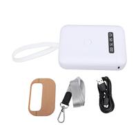 QANYEGN 405nm LED Hair Extension Light, Handheld Glue Curing Lamp, Portable Fast Curing Hair Extension Glue LED Lamp for Home Salon (White)