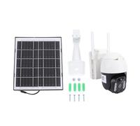 QANYEGN Cámaras de Seguridad solares, cámara de vigilancia Solar inalámbrica de 320 Grados, cámaras de Seguridad inalámbricas para Exteriores para huertos, sitios de construcción