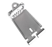 QANYEGN Cola de banjo de 5 cuerdas, placa de cola de banjo de color cromado de aleación de zinc con cubierta de acción de resorte