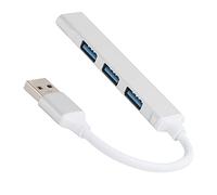 QANYEGN Concentrador USB3.0 De 4 Puertos, DiVisualizador USB De Aleación De Aluminio, Expansor USB, Convertidor DiVisualizador De Ultra Alta Velocidad con Accesorios