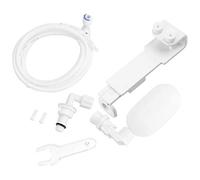 QANYEGN Controlador de llenado de agua automático, controlador de nivel de agua de plástico, kit de montaje de válvula de flotador de tubo ajustable para sumidero de acuario