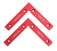 QANYEGN Cuadrados de posicionamiento de 90 grados, abrazadera de ángulo recto de aleación de aluminio, accesorio auxiliar en forma de L de 90 grados para marcos de cuadros, cajones