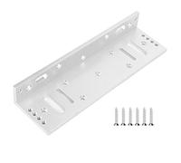 QANYEGN Door L Bracket, Door L Mounting Bracket Holder, 500kg Aluminium Alloy Doors Holders Stand for Electric Magnetic Lock