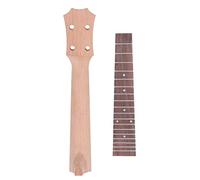 QANYEGN El diapasón y el cuello de ukelele, reemplazo del cuello de la madera de palo de rosa Okoume, cuello de ukelele para instrumentos musicales de 4 cuerdas (23 pulgadas)