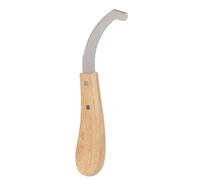 QANYEGN Equine Care Cuchillo para pezuñas, recortador de pezuñas de Caballo, Juego de Cortador de pezuñas con Mango de Madera de Caucho para rascador de Cuidado de Caballos, cuidad