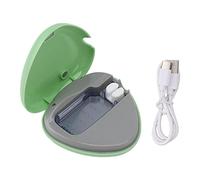 QANYEGN Estuche Limpiador de Cepillo de Dientes portátil, desinfectante de Cepillo de Dientes Recargable, Estuche de Cepillo de Dientes para Todos los cepillos de Dientes eléctricos (Verdes)