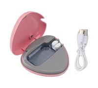 QANYEGN Estuche Limpiador de Cepillo de Dientes portátil, desinfectante de Cepillo de Dientes Recargable, Estuche de Cepillo de Dientes para Todos los cepillos de Dientes eléctricos (Rosáceo)