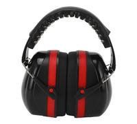 QANYEGN Industrial Earmuffs, Sound Proof Ear Muffs, Noise Blocking Hearing Protections, Size Adjustable Folding Ear Muffs for Baby Adults (Black Red)