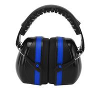QANYEGN Industrial Earmuffs, Sound Proof Ear Muffs, Noise Blocking Hearing Protections, Size Adjustable Folding Ear Muffs for Baby Adults (Black and Blue)