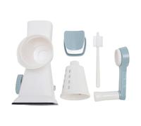 QANYEGN Máquina de hielo raspada a mano, trituradora de hielo portátil, máquina de afeitar de hielo manual Máquina de cono de nieve para hacer hielo raspado, granizados, hielo trit