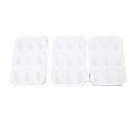 QANYEGN Máquina para hacer pan de carne manual para albóndigas, molde para albóndigas de 9 rejillas, herramienta de prensa manual para hacer pan de carne para hacer albóndigas y bo (Blanco puro)