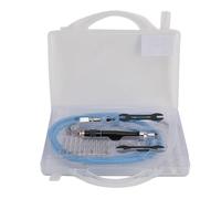 QANYEGN Micro amoladora de aire, amoladora de lápiz neumática, herramienta de corte de pulido de lápiz de 70000 rpm con pinza de 3 mm y 10 puntas para cortar, pulir y soldar