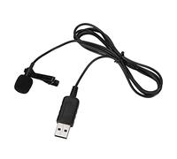 QANYEGN Micrófono USB Lavalier, clips en el micrófono de computadora omnidireccional, condensador de micrófono omnidireccional para computadora portátil, PC