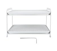 QANYEGN QANON Rejilla de Secado de Tazas de Vidrio de Doble Pared, Rejilla de Secado de Tazas con Bandeja extraíble, Rejilla para Tazas de café Mark para el hogar (Grande 11,5 cm/4,5 pulgadas)