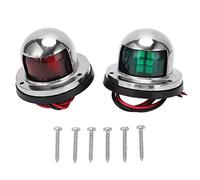QANYEGN Red and Green Boat Light, Marine Boat LED Bow, 1 Pair 12V 24V Marine Boat Yacht Light Bow Navigation Lamp Accessory for Most Pontoon