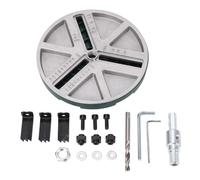 QANYEGN Sierra de corona ajustable, sierra de corona redonda de 45 a 130 mm de diámetro, broca cortadora de orificios de diámetro, herramientas para abridor de orificios redondos p