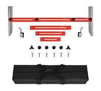 QANYEGN Stair Measuring Tool, Stair Tread Gauges Measuring Tool, Jig Aluminum Alloy Flexible Easy Adjustment Stair Tread Gauges for Accurately Measuring Angle