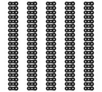 Qaonsciug 100 piezas de tensor de cable de tienda de campaña de repuesto de 3 agujeros, gancho de apriete, hebilla de fijación, fácil instalación, ajustador de línea para acampar