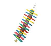 Qaonsciug Actividad de pájaros de madera para conures de sol, cacatúas, periquitos, guacamayos, palitos de masticar con tintes seguros, juguete de madera natural para masticar loro, colorido para