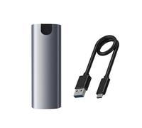 Qaonsciug Adaptador de carcasa de unidades sólidas NVME a USB 3.1 B-Key M-Key B+M Key Solid Drives Enclosure para 2230/2242/2260/2280