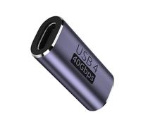 Qaonsciug Adaptador de extensión 40 gbps 100 W USB C a C extensión .0 hembra a hembra transferencia de datos 8 K a 120 Hz visualización de video