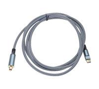 Qaonsciug Adaptador de sonido óptico USB C a SPDIF para ordenador portátil, adaptador de transmisión digital para cine en casa, USB C a SPDIF convertidor de fibra