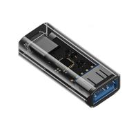 Qaonsciug Adaptador USB 3.1 hembra a tipo C hembra de alta velocidad para carga rápida de 36 W y sincronización de datos de 10 Gbps, diseños portátiles de transferencia rápida de datos