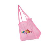 Qaonsciug Bolsa de playa de malla de nailon, organizadores de gran tamaño para recolección de conchas y salidas familiares, gran capacidad, impermeable, organizadores, salidas familiares a la playa