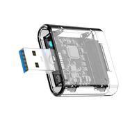 Qaonsciug Carcasa de disco sólido compatible con USB 3.0 Gen1 de transferencia de 5 Gbps para una rápida expansión de almacenamiento de almacenamiento sólido