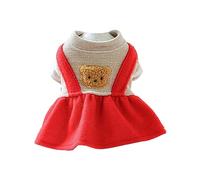 Qaonsciug Disfraz de Navidad, vestido para perros, ropa de invierno, traje de exterior, disfraz de foto, suministros para mascotas