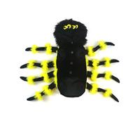 Qaonsciug Disfraz de perro para Halloween, fiesta temática, negro, disfraz de cosplay, ropa de fiesta, ropa para perros, suministros para mascotas