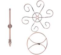 Qaonsciug Estante vertical para copas de vino que ahorra espacio, estante de exhibición boca abajo para Stemwares decorativo, alambre de hierro, colgador de construcción montado en la pared, estante