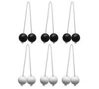 Qaonsciug Juego de lanzamiento de 6 pelotas, juego de lanzamiento duro al aire libre, para jugar al aire libre, juego de lanzamiento de golf, reemplazo duradero de pelota