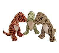 Qaonsciug Juguete interactivo para perros de peluche para masticar, juguete chirriante, reduce el aburrimiento