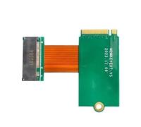 Qaonsciug Para Go Transfer Board 90 grados M.2 NVMe tarjeta de transferencia de disco duro 2240 a 2280 adaptador de disco duro